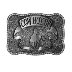 Vintage Cowboy Up Western Belt Buckle for Men & Women – Unique Western Style Acc