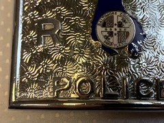 Balto Co Railroad Police Belt Buckle 1.75&Prime; Loop Maryland Railway Service