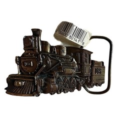 Heavy Vintage Metal 1981 Belt Great American Buckle Figural Train Locomotive 165