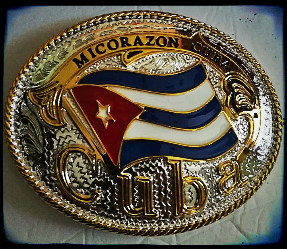 COUNTRY FLAG BELT BUCKLE