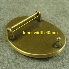 Solid Brass “ Eagle ” Oval Belt Buckles For 1.5&Prime; Plate Pin western Buckle Z248