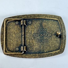 The American Veterans Disabled For Life Memorial Belt Buckle 2007 Sponsor