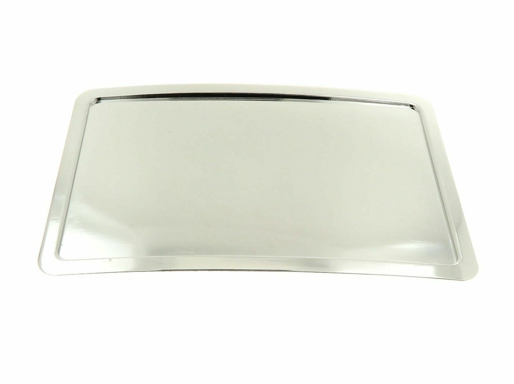 Blank Rectangle Shiny Finish Metal Belt Buckle