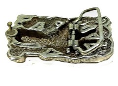 Snake Anaconda 2&Prime; Belt Buckle Pewter Finish Silver Vintage Belt Buckle Brand NEW