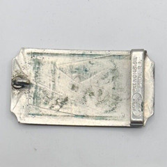 VINTAGE HOOK-FAST PERSONALIZED  »LOCOS SUR 1933 INSTITUTE » BELT BUCKLE