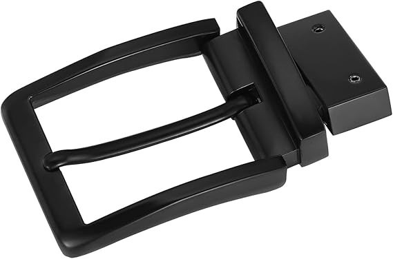 1 3/8&Prime; (35mm) Reversible Belt Buckle Belt Buckle Square Buckles Black