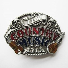 NEW RODEO COWBOY COUNTRY MUSIC LOVE GUITAR BELT BUCKLE