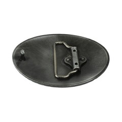 Oval Southwestern Turquoise Beads Belt Buckle Antique Silver Fits 1.5 inch Belts