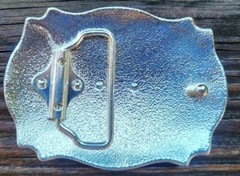 CROSS COWBOY PRAYING FAITH CHRISTIAN SHINE RODEO WESTERN BELT BUCKLE