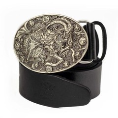 Capricorn german silver belt buckle, Sea Goat Horoscope Astrological Zodiac Sign