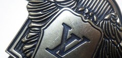Louis Vuitton Pre-Owned Python Leather Crest Buckle