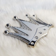Royal Crown Bling Silver Metal BELT BUCKLE NEW Gift Fashion Costume