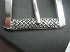 STERLING SILVER 925 BUCKLE AVAILABLE FOR 1&Prime; 1-1/8&Prime; 1-1/4&Prime; 1-3/8&Prime; 1-1/2&Prime; BELTS
