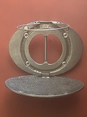Bev Buckle Original Gone Fishing Beverage Holding Belt Buckle Made in the USA