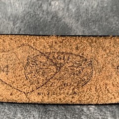 VINTAGE Texas Belt Buckle Sesquicentennial Celebration With Eagle Leather Works