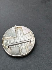 Robert Lee Morris Studio 925 Sterling Silver Cross Design Belt Buckle