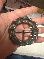 Vintage Unique Chain Link Belt Buckle
