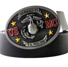 New Marines USMC military Marines Semper fi Belt Buckle