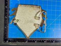 Spade Playing Cards W/ Birds Cutout NOS 2005 Hunters Vegas Baby! Belt Buckle