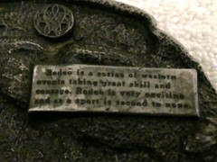 Vintage RODEO Siskiyou Buckle Co. Inc Williams Oregon L-30