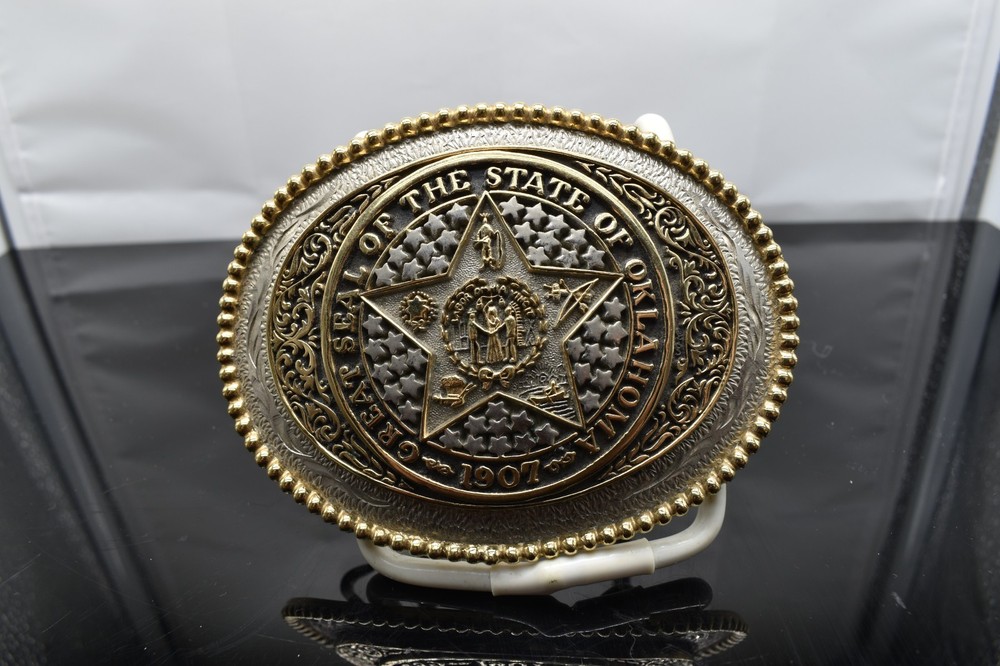 AWARD DESIGN MEDALS SILVERSMITH COLLECTION STATE OF OKLAHOMA GOLD SILVER PL