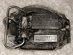 Vintage Gold Rush of 1849 Ames Tools 1985 Siskiyou Buckle Co. Ltd Ed. Pewter
