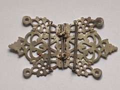 Belt Buckle Antique Circa 1900 – Metal – Interesting and Rare Piece 10.5cm