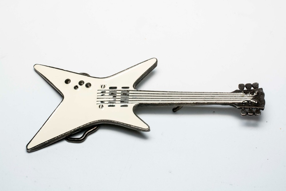 Vintage Electric Guitar Belt Buckle Music Instrument Buckle Veece