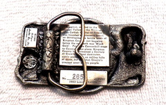 CLASSIC BELT BUCKLE KINGMAN KANSAS CENTENNIAL CELEBRAT LMT ED #265 OF 1000 BB18