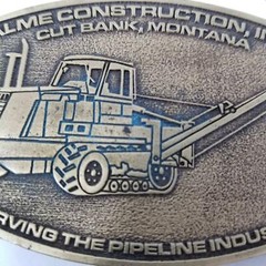 2004 Alme Cont. Cut Bank Montana 18th Edition Bronze-Tone Metal Belt Buckle