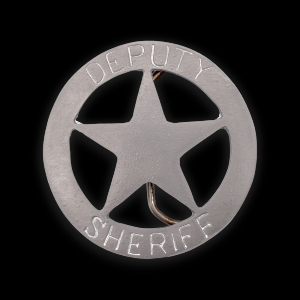 Deputy Sheriff Star Badge Belt Buckle