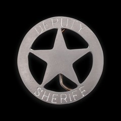 Deputy Sheriff Star Badge Belt Buckle