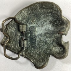 1970s MBCI Mountain Lion Head Brasstone Belt Buckle Vintage