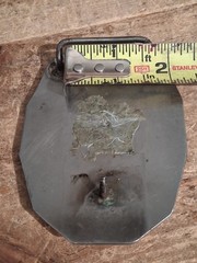 Vintage Belt Buckle Western Boots Horse Rodeo Cowboy 70s 80s 4.5&Prime;