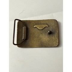 Vintage 1976 Indiana Metal Craft Buick Eagle Belt Buckle Brass Tone GA 25 Mens