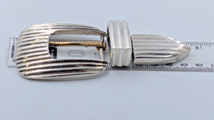DOUGLAS MAGNUS Santa Fe 925 Sterling Silver Heavy Belt Buckle 79.30Grams
