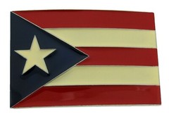10 PCS Puerto Rico Usa Flag Bandera puertorriquena Puertorriqueno Belt Buckles