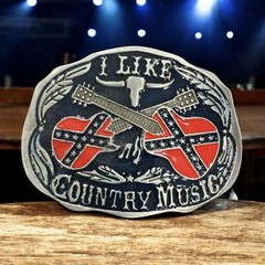 Country Music Belt Buckle Western Cowboy Native American (CMC-03)