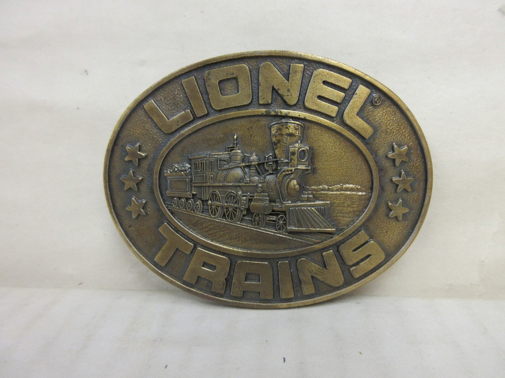1978 Lionel Trains Locomotive Brass Plated Belt Buckle Men&rsquo;s Fashion Accessory