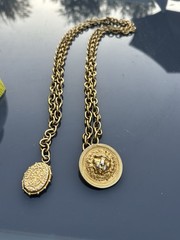 Andrew Spingarn Belt/necklace lion head RARE Wow
