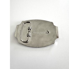 Century Canada Vintage Bighorn Sheep Mountain Scene Silver Tone Belt Buckle