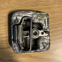 Vintage Squirrel Belt Buckle Men&rsquo;s Pewter Tone Animal Nature Theme 1.5&Prime; Belt