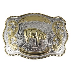 Bull Ride Rodeo Jeans Rock Long Huge Big Cowboy Texas Western Shine Belt Buckle