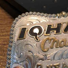 Frontier 2004 IQHA Idaho Quarter Horse Champion Belt Buckle