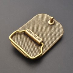Solid Brass Tiger Belt Buckle Men&rsquo;s Pin Belt Buckles Fits For 1.5 inches Belt
