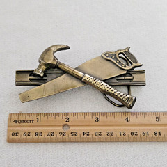 Belt Buckle – The Great American Buckle Co 1981 Carpenter&rsquo;s Tools (with wear)