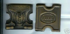 1881 ANSON MILLS ALCATRAZ PRISON BRASS BELT BUCKLE