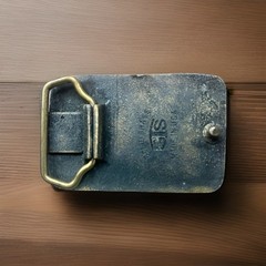 Vintage SOLID BRASS Belt Buckle Name Tom Thomas Tommy Made In USA