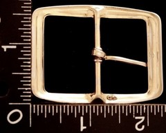 LL20124 VINTAGE ***SILVERTONE CUT-OUT DESIGN*** TONGUE TYPE BELT BUCKLE