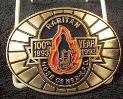 AWARD DESIGN MEDALS RARETAN HOSE CO.NO.2-K.F.D 100TH YEAR 1893-1993 [635]